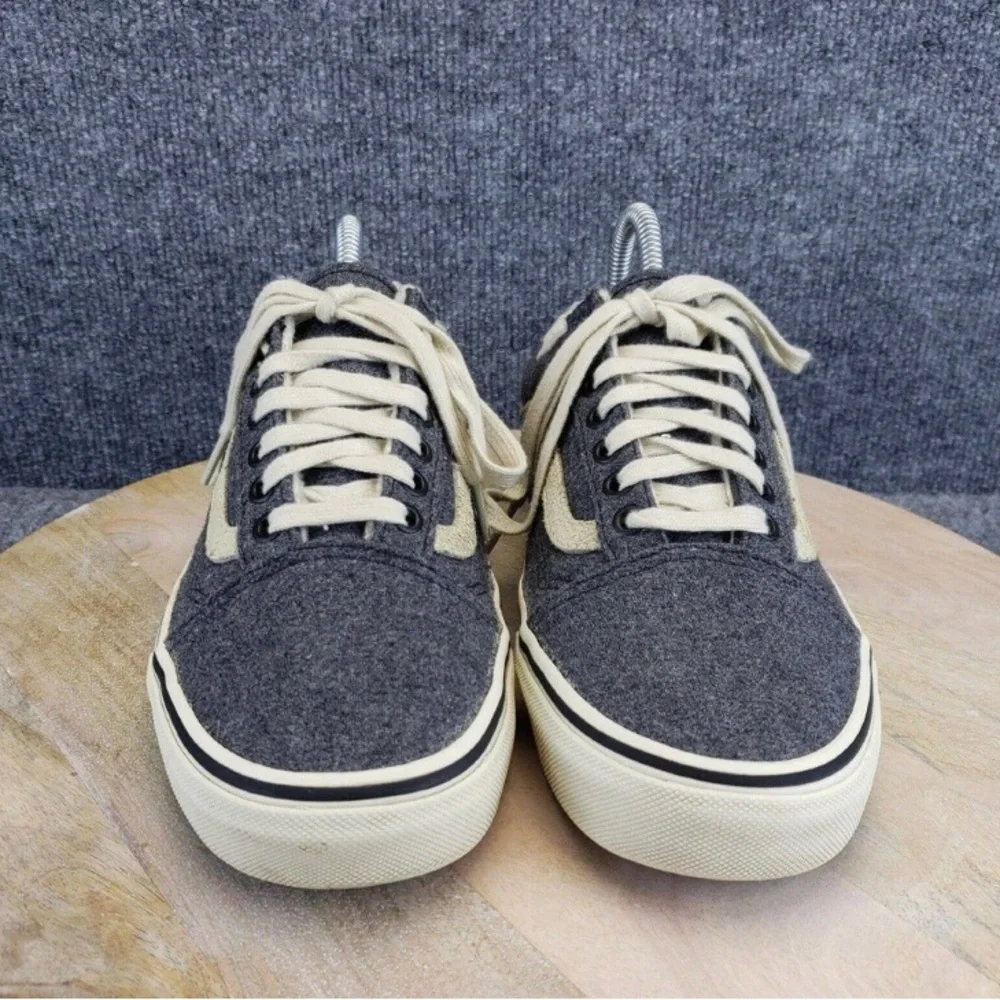 VANS Old Skool Sherpa Womens Size 9 Gray Low Top Sneakers Shoes 721454 - Picture 3 of 12